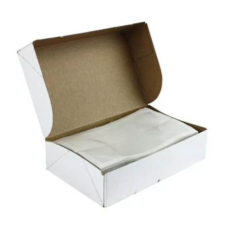 1-3/8" x 4-3/8" Crystal Clear Adhesive Vinyl Pockets 100pk