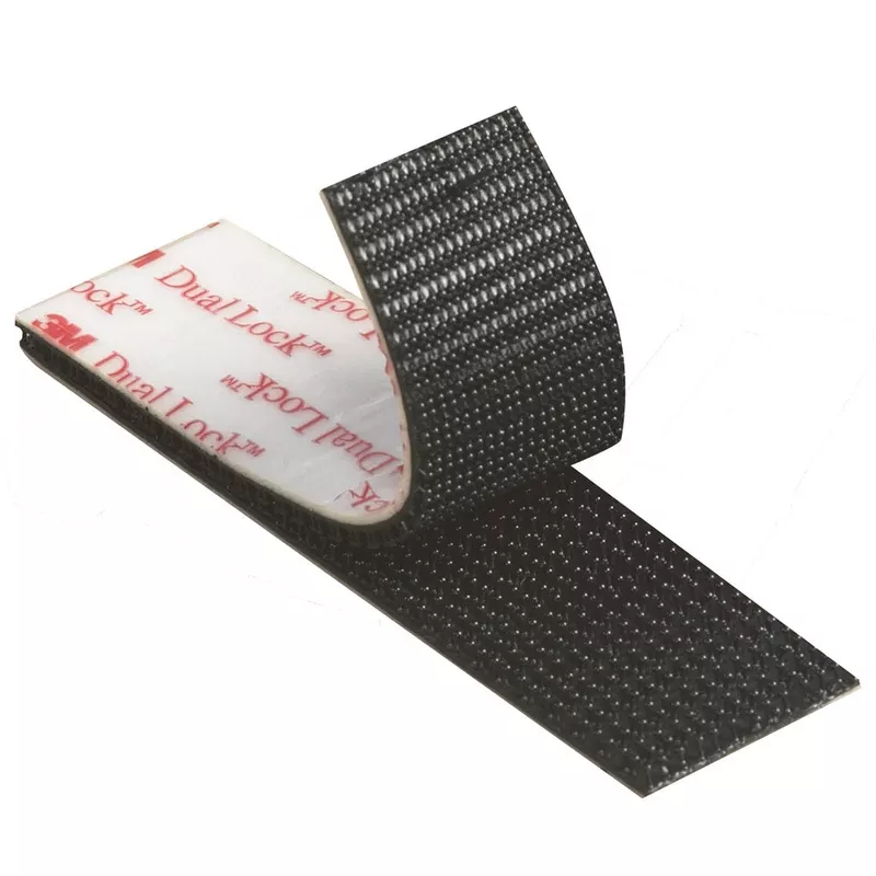 1" x 150' Black 3M SJ3551 Dual Lock Fasteners - 2pk