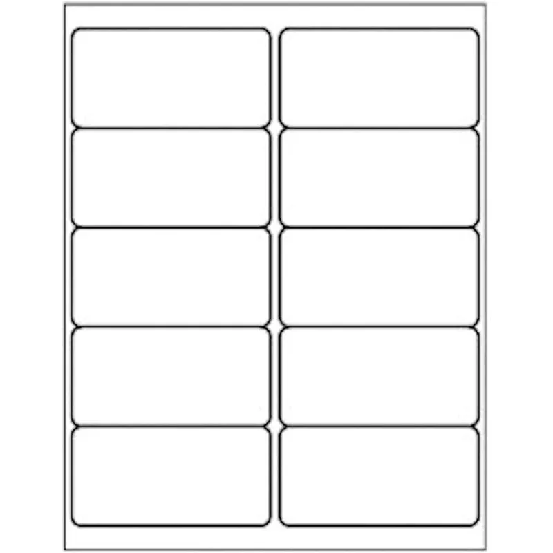 10 Up – Shipping Address Labels – 2″ x 4″ – 1000 Labels