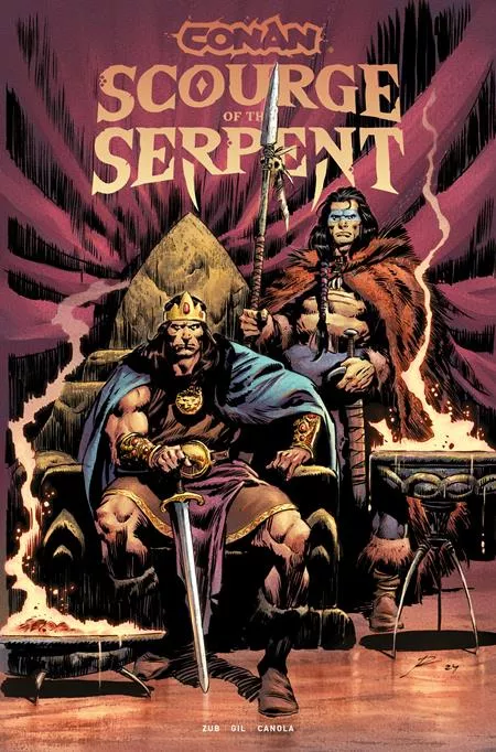 CONAN THE BARBARIAN SCOURGE OF THE SERPENT TP VOL 01 DIRECT MARKET EDITION ROBERTO DE LA TORRE THRON (05/06/2026) TITAN COMICS