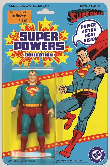 Crisis On Infinite Earths #12 Facsimile Edition D Super Powers Action Figure Variant (03/19/2025) Dc