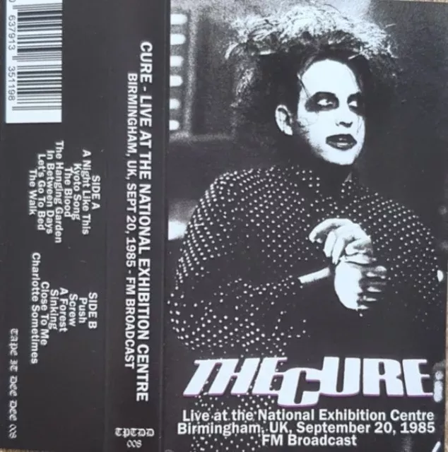 Cure - Live At The National Exhibition Centre, Birmingham, Uk, September 20, 1985 - Fm Broadcast - Cassette