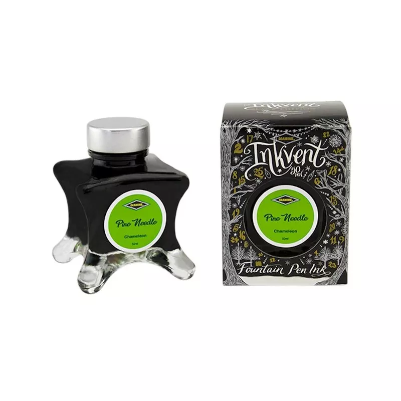 Diamine Ink Vent Black Chamaelon Pine Needle Ink Bottle, 45ml, Green