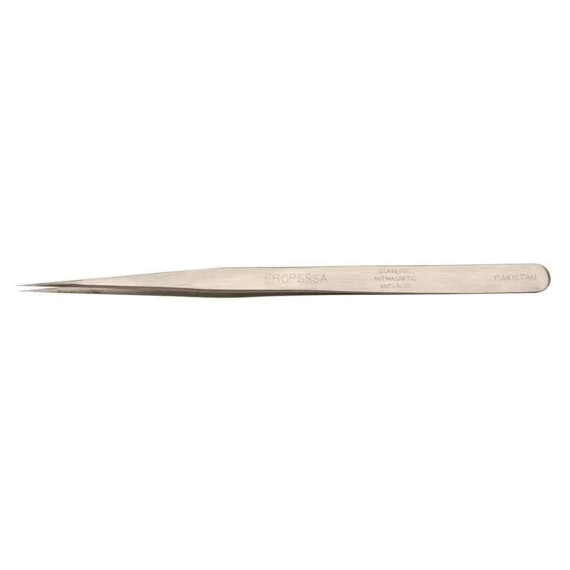 Erem SSSA Extra-Long Swiss Tweezers, Very Fine Tips, 5.5″