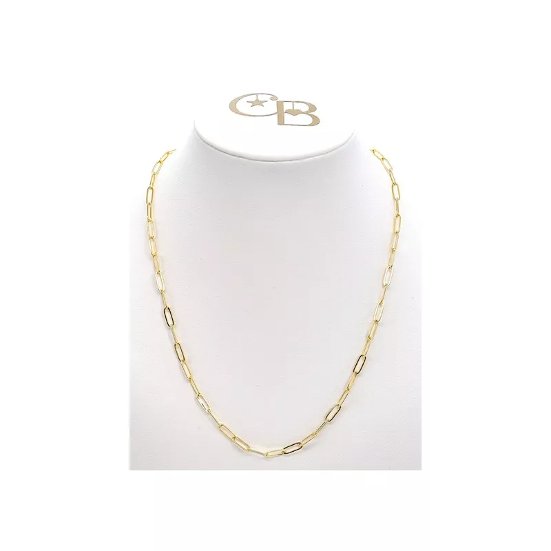 * Gold Ashley Necklace: 16″