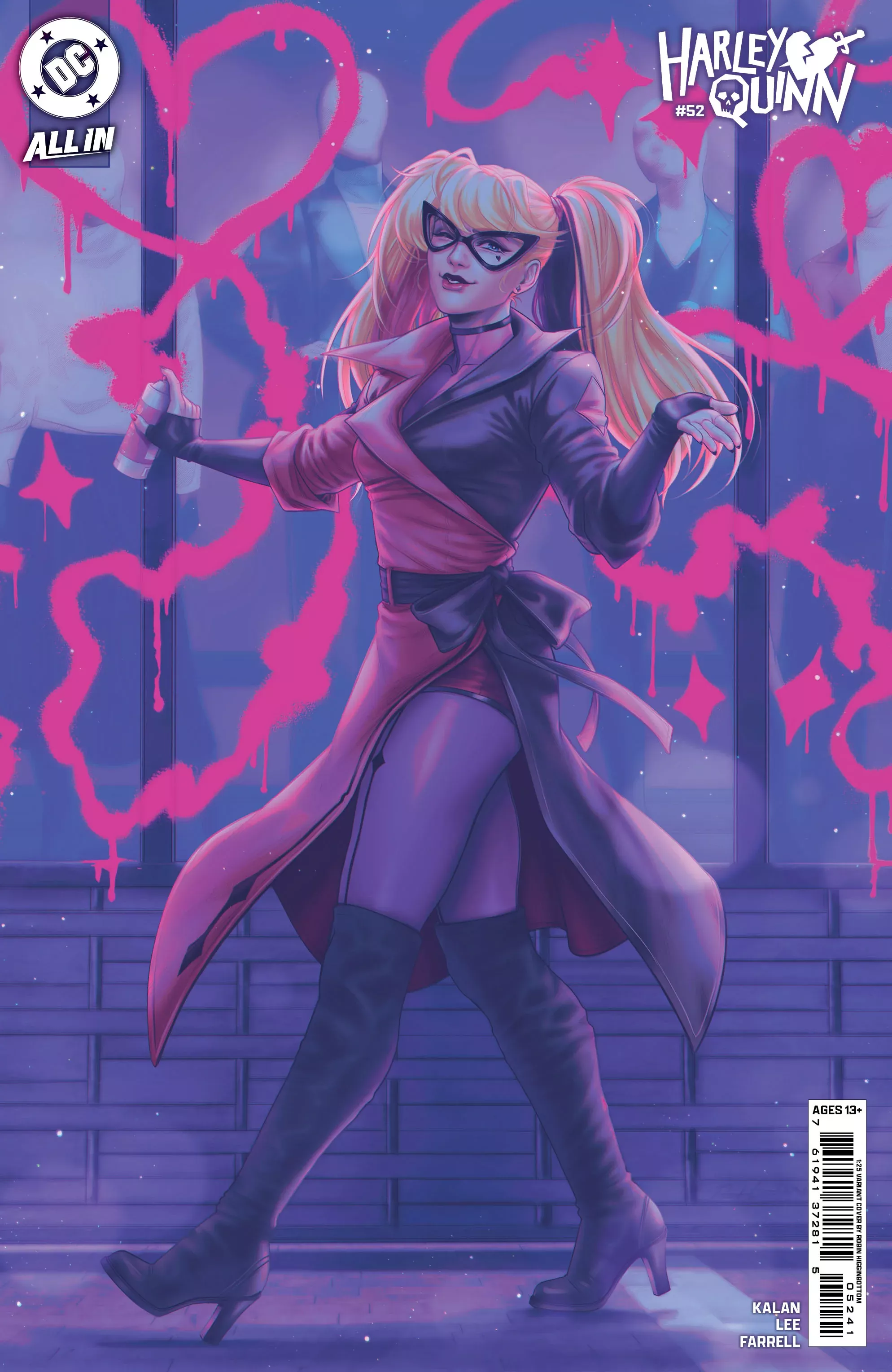Harley Quinn #52 E 1:25 Robin Higginbottom Variant (06/25/2025) Dc