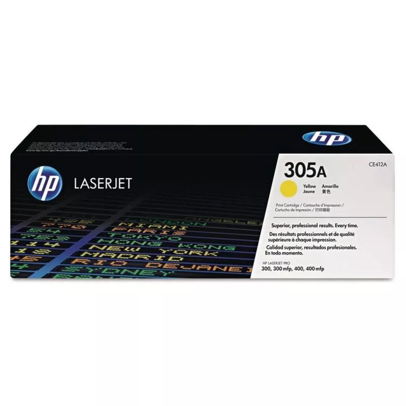 HP CE412A 305A Yellow Toner