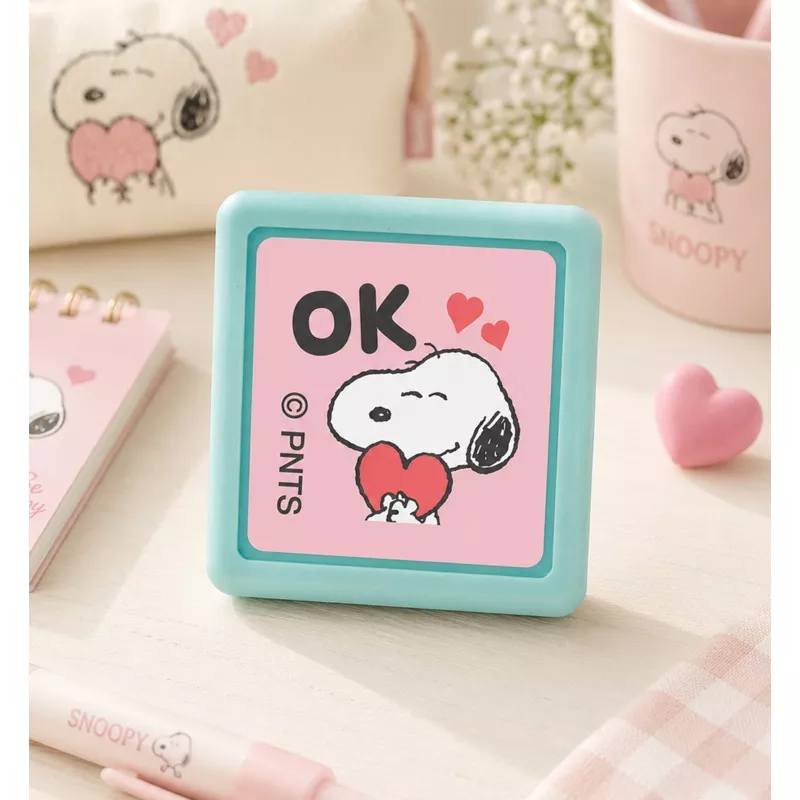 [JAPAN] Peanuts Snoopy Mini Pon Stamp [Love-OK]