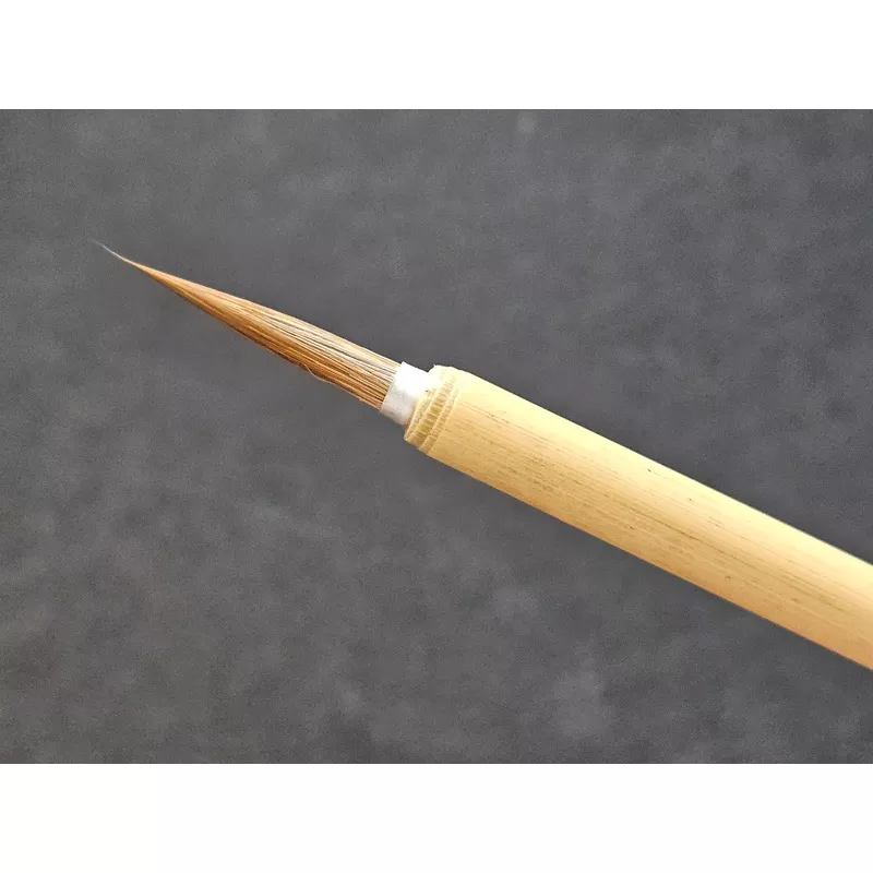 “Leave Vein” Small Weasel Hair Stiff Brush for Drawing Details