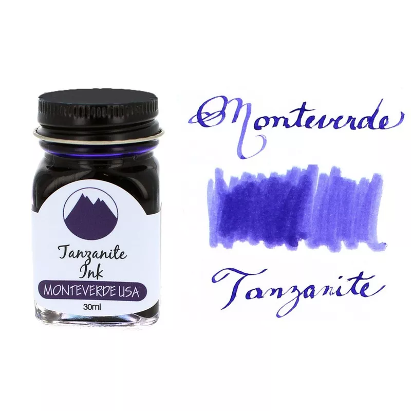 Monteverde 30 ml Bottle Fountain Pen Ink, Tanzanite