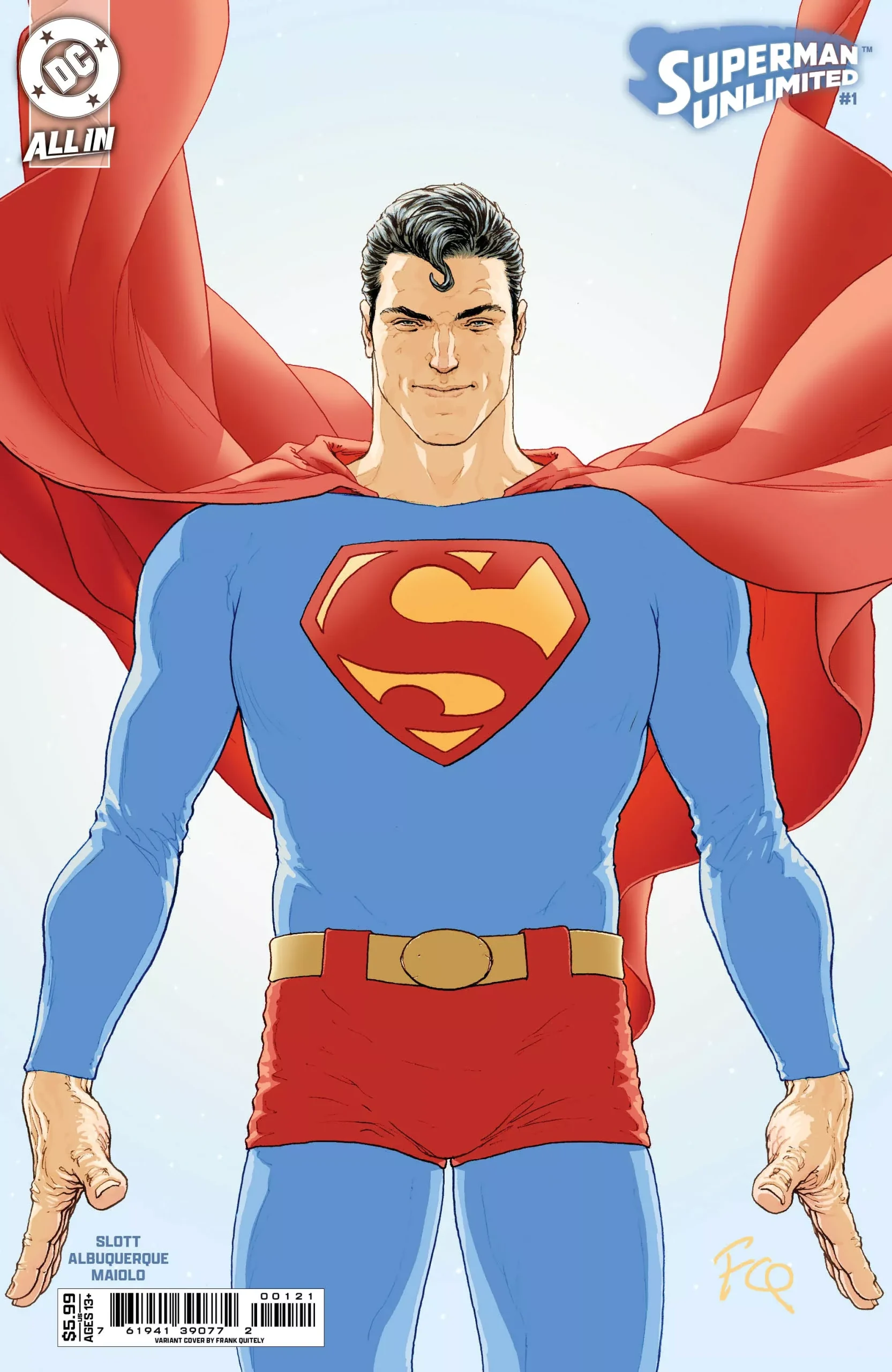 Superman Unlimited #1 B Frank Quitely Variant (05/21/2025) Dc