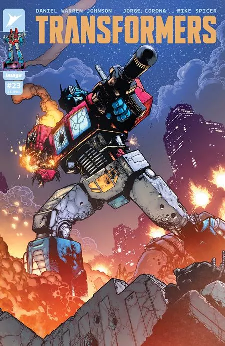 Transformers #23 D 1:25 Doug Mahnke & David Baron Variant (08/13/2025) Image