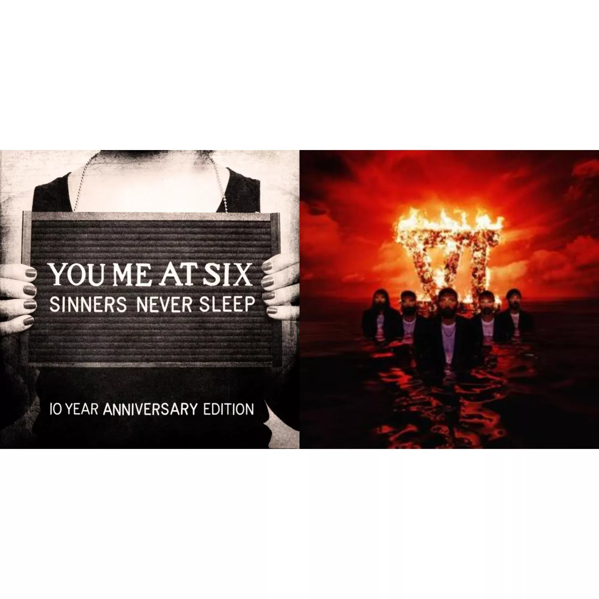 You Me At Six - Truth Decay & Sinners Never Sleep - LP Vinyl Bundle